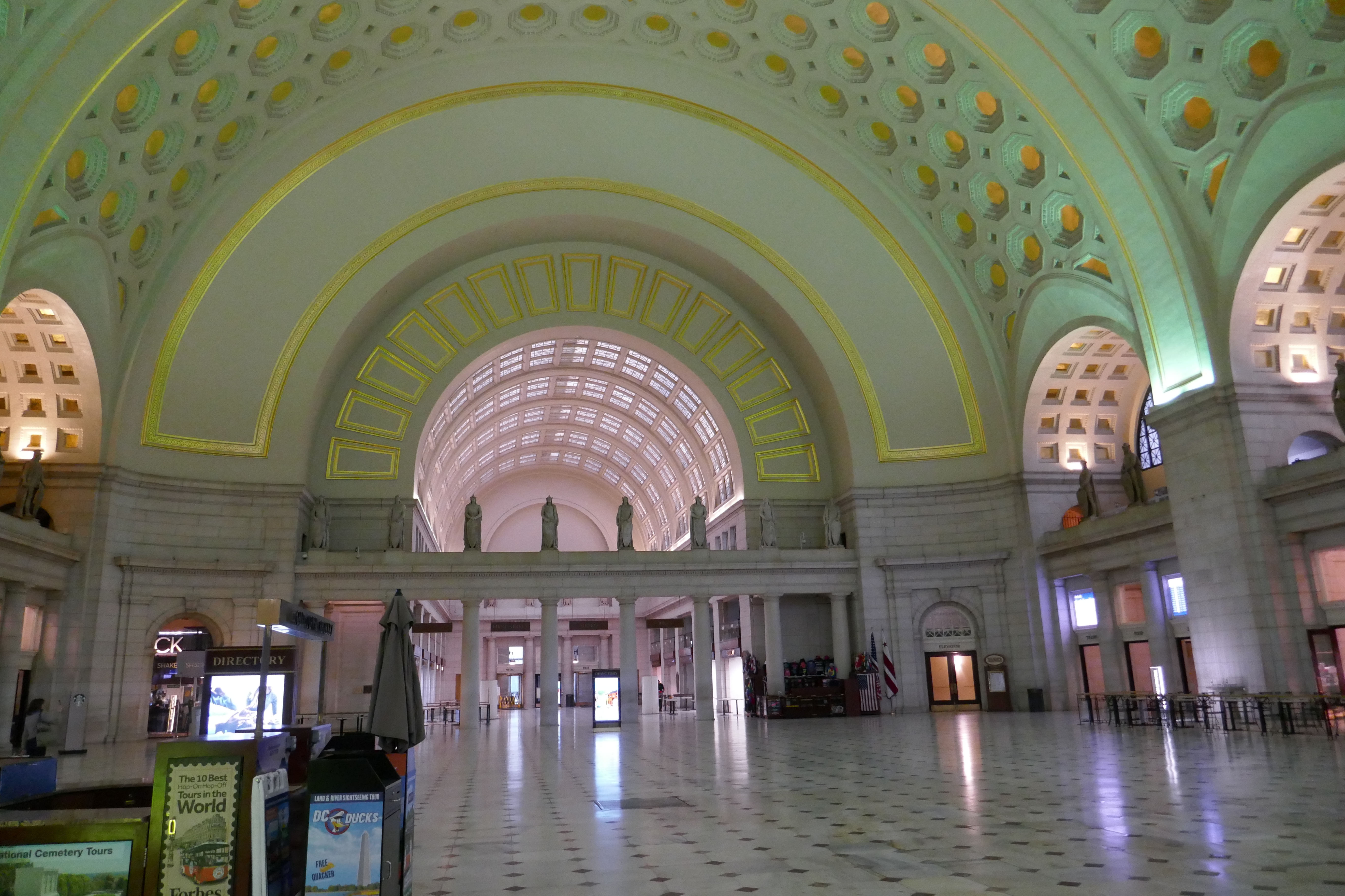 View of Main Hall, Union Station, Washington.